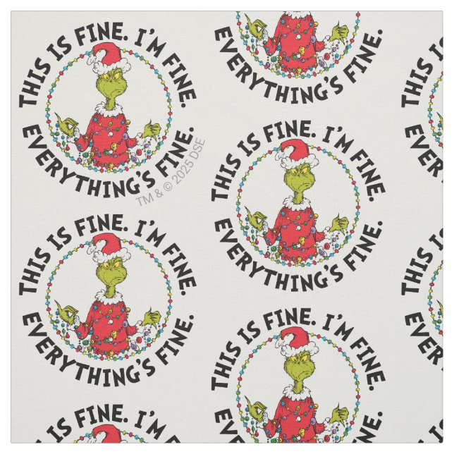 Grinch | Everything's Fine Fabric (Swatch)