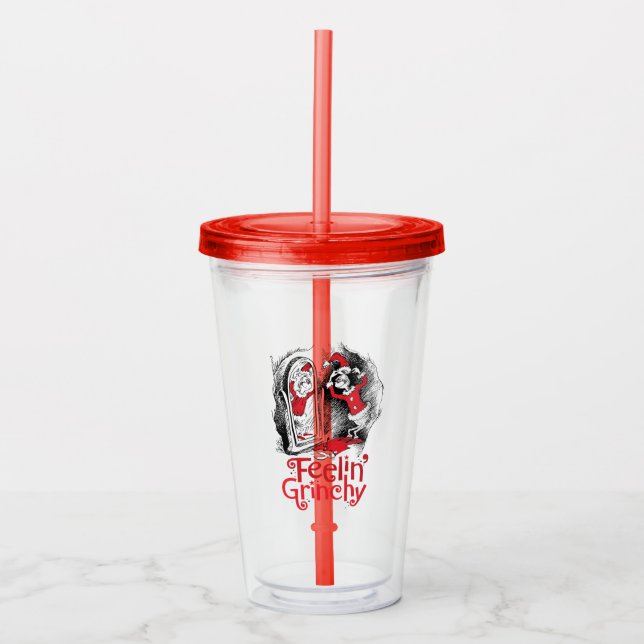 Grinch | Feeling Grinchy Acrylic Tumbler (Front)