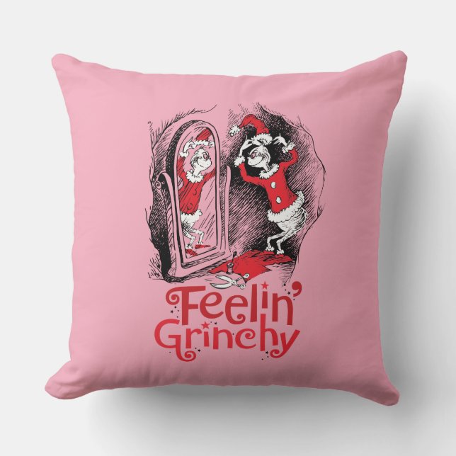 Grinch | Feeling Grinchy Cushion (Front)