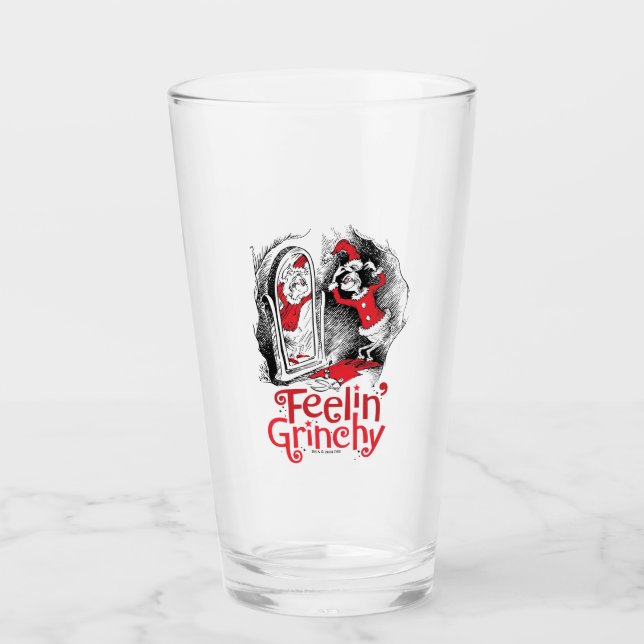 Grinch | Feeling Grinchy Glass (Front)