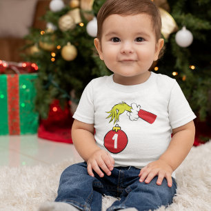 Grinch   First Birthday Baby T-Shirt