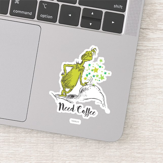 Grinch | Funny Need Coffee (Detail)
