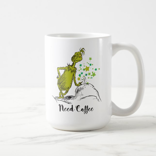 Grinch | Funny Need Coffee Coffee Mug (Right)