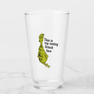 Grinch   Funny Resting Grinch Face Glass