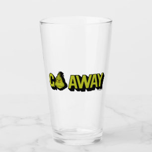 Grinch Go Away Glass