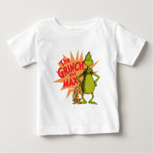 Grinch   Grinch & Max Starburst Baby T-Shirt
