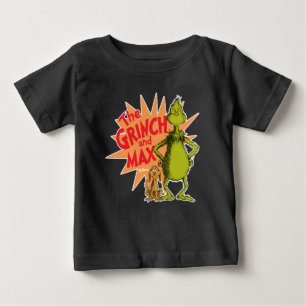 Grinch   Grinch & Max Starburst Baby T-Shirt