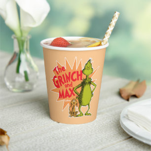 Grinch   Grinch & Max Starburst Paper Cups