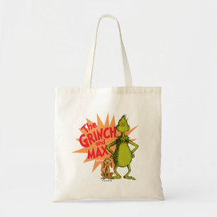 Grinch   Grinch & Max Starburst Tote Bag