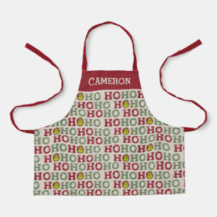 Grinch   Ho Ho Ho Pattern 2 Apron