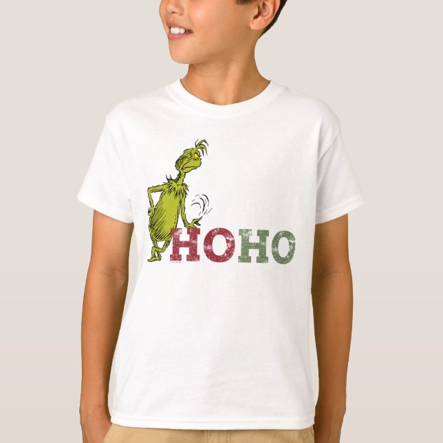 Grinch | Ho Ho Ho T-Shirt (Front)