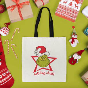 Grinch   Holiday Stash Tote Bag