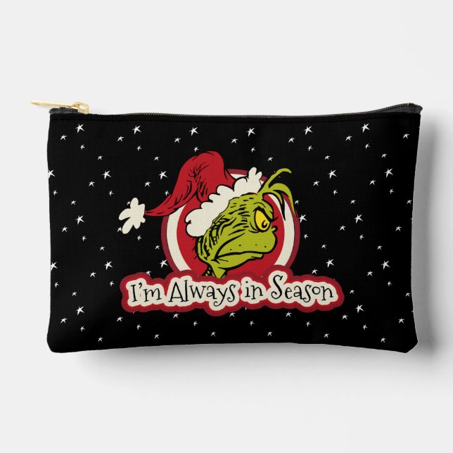 Grinch | I'm Always in Season Accessory Pouch (Front)