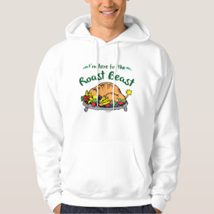Grinch   I'm Here for the Roast Beast Quote Hoodie