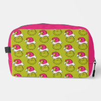 Grinch in Pink Santa Hat
