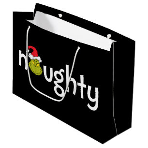 Grinch is Naughty Large Gift Bag
