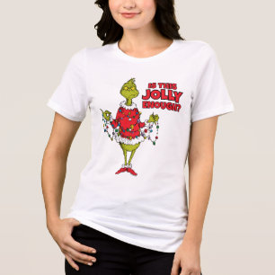 Grinch "Is This Jolly Enough?" Tri-Blend Shirt