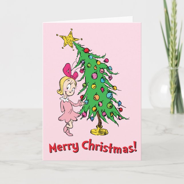 Grinch | I've Been Cindy-Lou Who Good Holiday Card (Front)