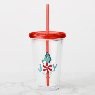 Grinch Joy is Underrated Acrylic Tumbler