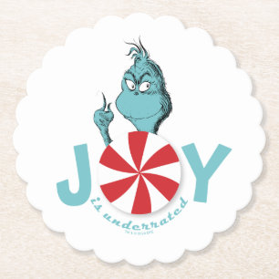 Grinch Joy is Underrated Paper Coaster