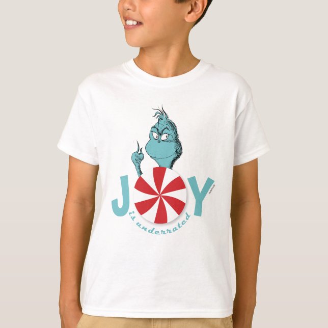 Grinch | Joy is Underrated T-Shirt (Front)