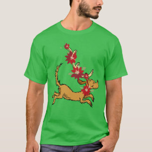 Grinch   Max Christmas Pointsettia T-Shirt