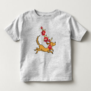 Grinch Max Christmas Pointsettia Toddler T-Shirt