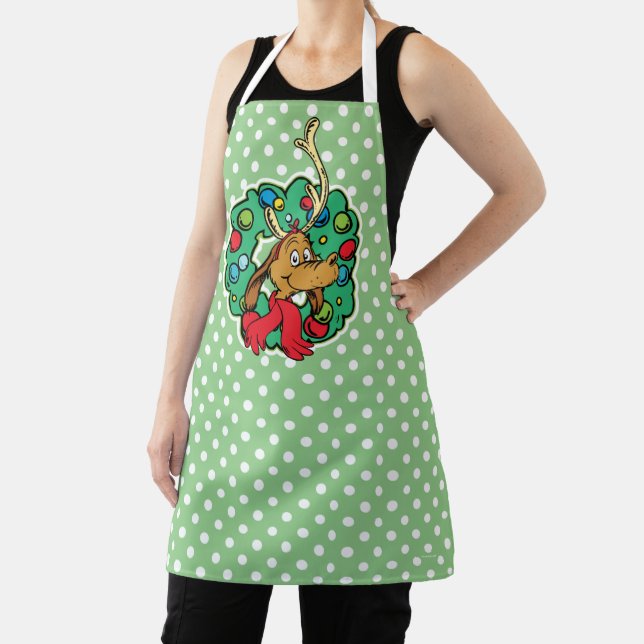 Grinch | Max Christmas Wreath Apron (Insitu)