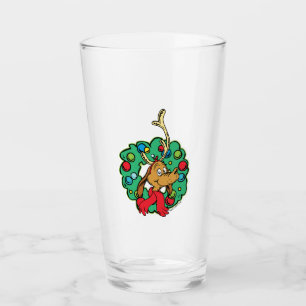 Grinch Max Christmas Wreath Glass