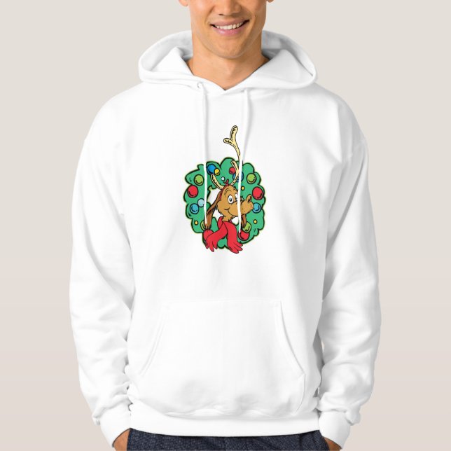 Grinch | Max Christmas Wreath Hoodie (Front)