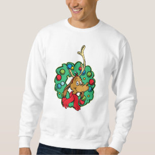 Grinch Max Christmas Wreath Sweatshirt
