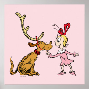 Grinch   Max & Cindy Lou Who Poster