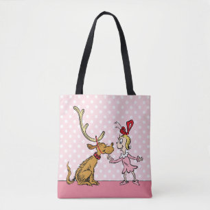Grinch   Max & Cindy Lou Who Tote Bag