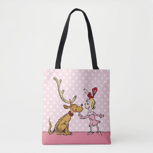 Grinch | Max & Cindy Lou Who Tote Bag (Front)