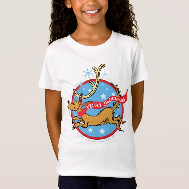 Grinch | Max Merry Grinchmas! T-Shirt (Front)