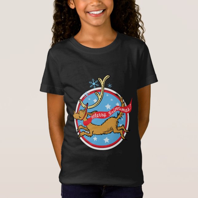 Grinch | Max Merry Grinchmas! T-Shirt (Front)