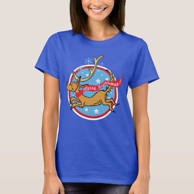 Grinch | Max Merry Grinchmas! T-Shirt (Front)