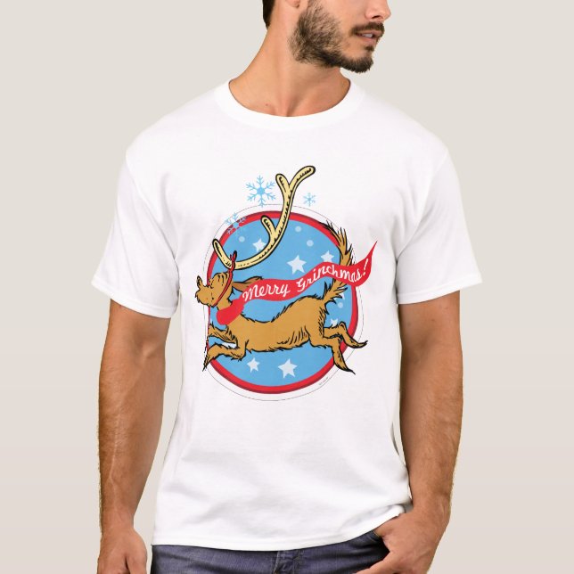 Grinch | Max Merry Grinchmas! T-Shirt (Front)