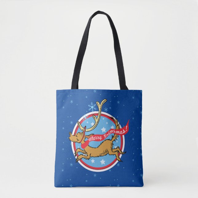 Grinch | Max Merry Grinchmas! Tote Bag (Front)
