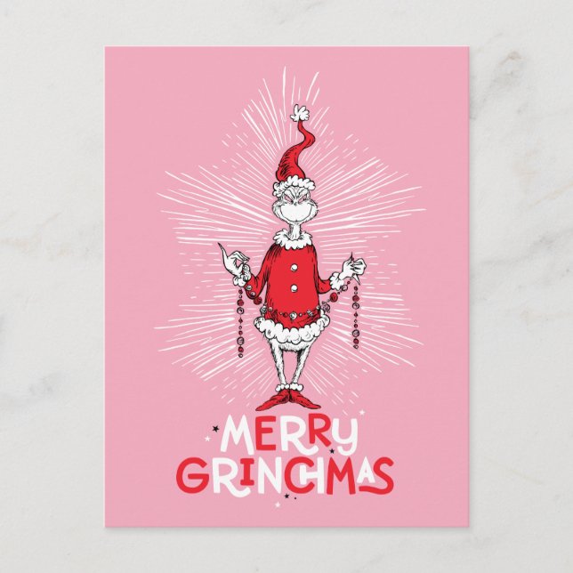 Grinch | Merry Grinchmas Postcard (Front)