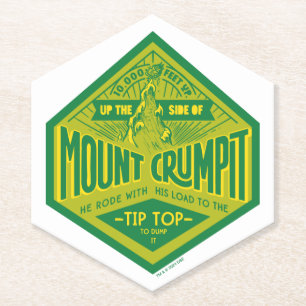 Grinch Mount Crumpit Paper Coaster