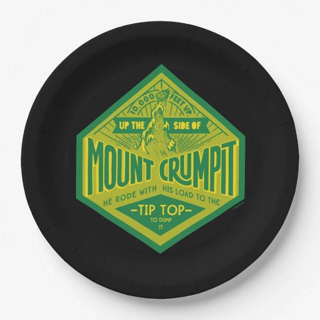 Grinch | Mount Crumpit Paper Plate (Front)
