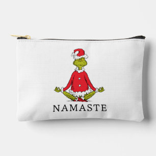 Grinch   Namaste Santa Claus Accessory Pouch