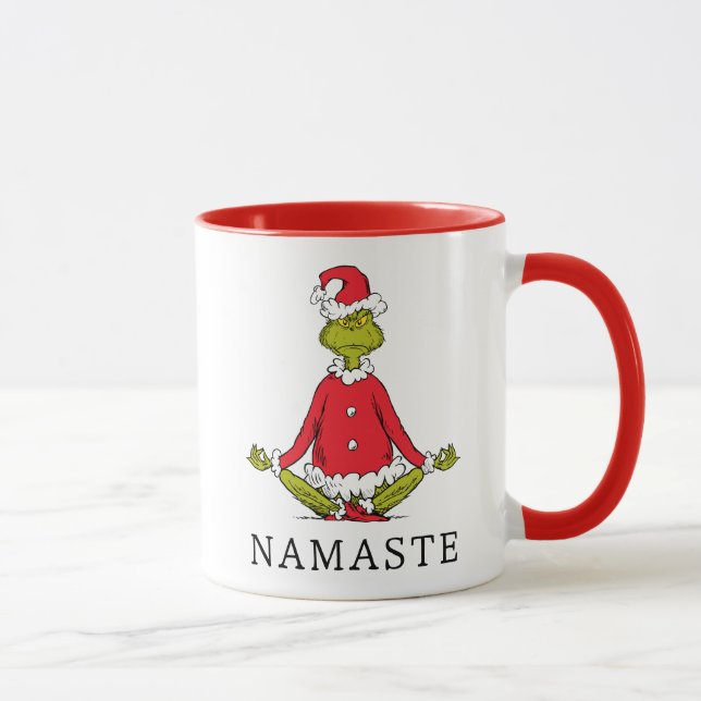 Grinch | Namaste Santa Claus Mug (Right)