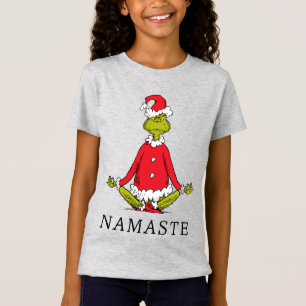 Grinch Namaste Santa Claus T-Shirt