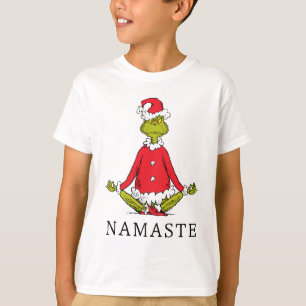 Grinch Namaste Santa Claus T-Shirt