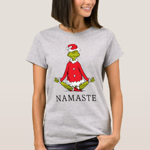 Grinch Namaste Santa Claus T-Shirt
