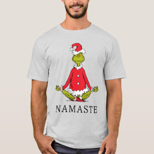 Grinch Namaste Santa Claus T-Shirt