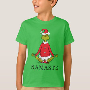 Grinch   Namaste Santa Claus T-Shirt