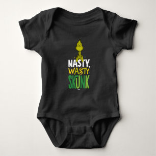 Grinch   Nasty Wasty Skunk Baby Bodysuit